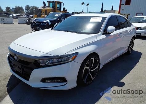 2020 Honda Accord Sport 2.0T z USA, uszkodzony, nr VIN 1HGCV2F38LA022856